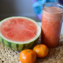 Watermelon-madarin juice